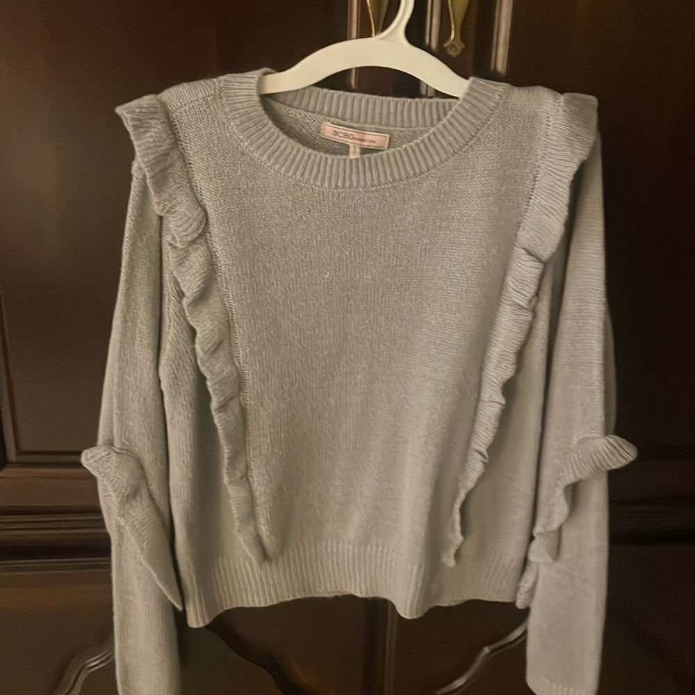 Bcbgeneration Ruffle Sweater New - image 1